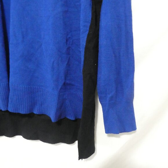 JOSEPH A. | xl - extra large | Blue Long Sleeve Lightweight Sweater | Black Back - Picture 8 of 15